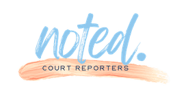 Noted Court Reporters Logo