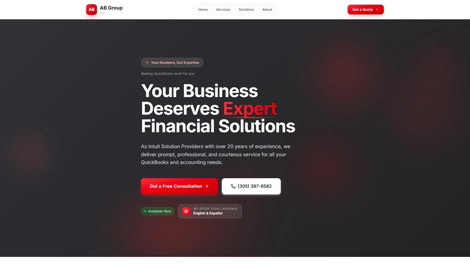 AB Group LLC Hero Banner