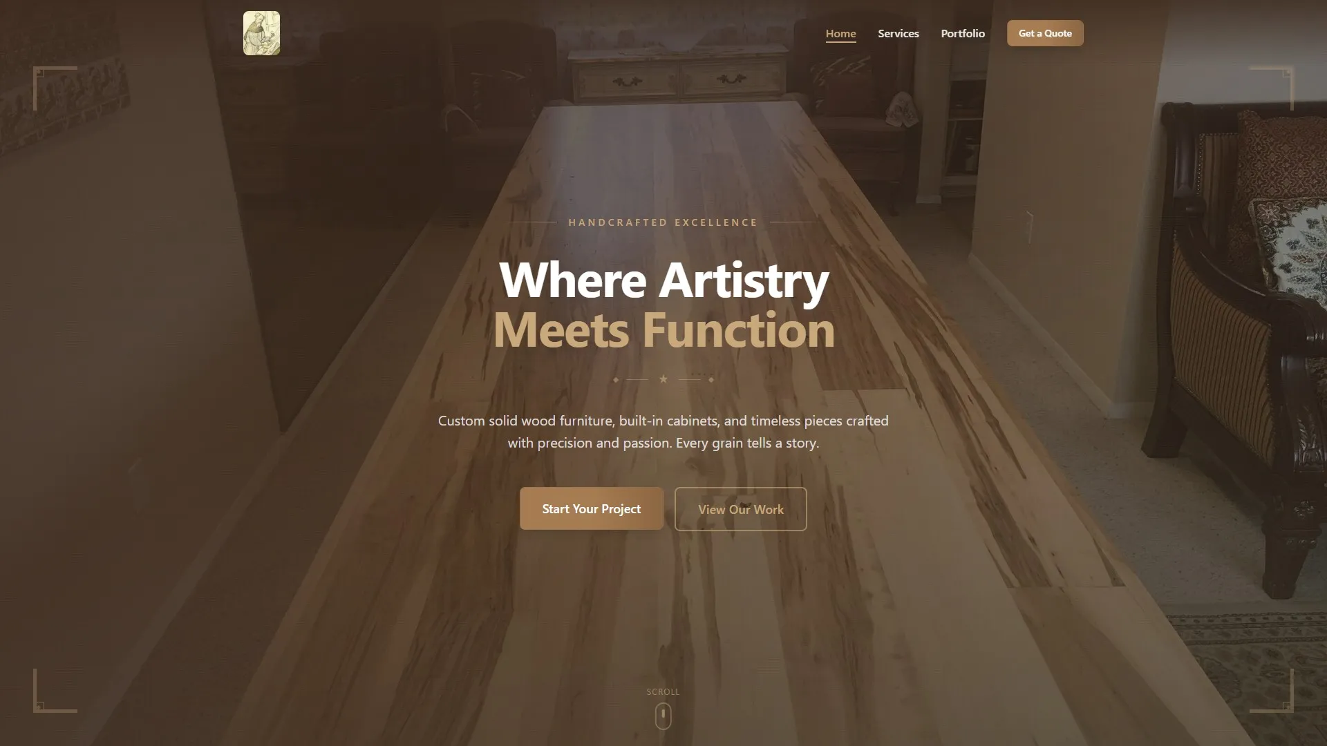 Artisan Woodcrafts & more LLC Hero Banner